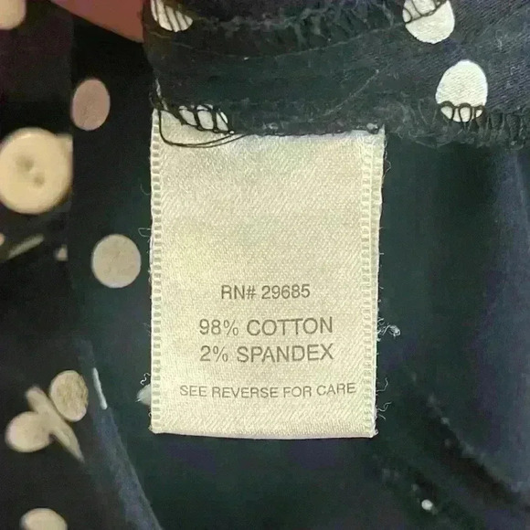 Pendleton light weight black and white polka dot blazer Size Small - Picture 4 of 6